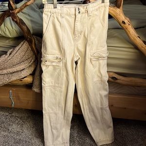 Pac-sun beige/cream colored cargos